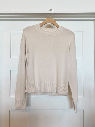 The Paloma Crewneck in Cream
