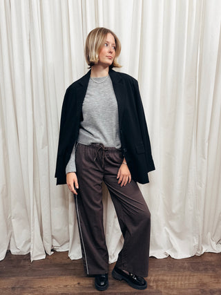 The Plaid Check Easy Pant - Olive Street