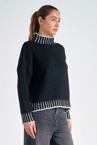 Stitch Detail Turtleneck