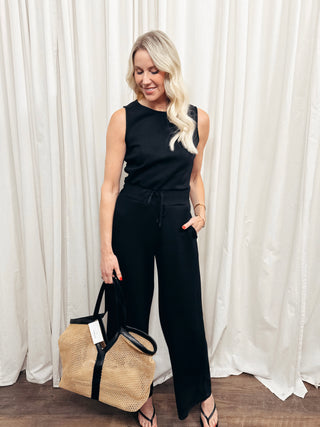 The Juniva Scuba Jumpsuit - Olive Street
