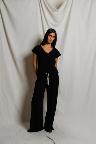 The Shakira Japanese Jersey Structured Pant