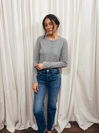 The Lola Knit Button Cardigan - Olive Street