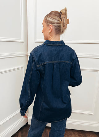 Slouchy Denim Shirt