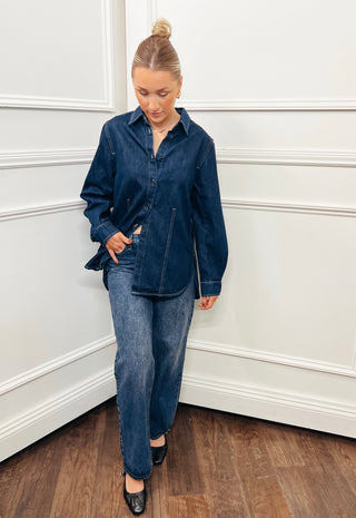 Slouchy Denim Shirt