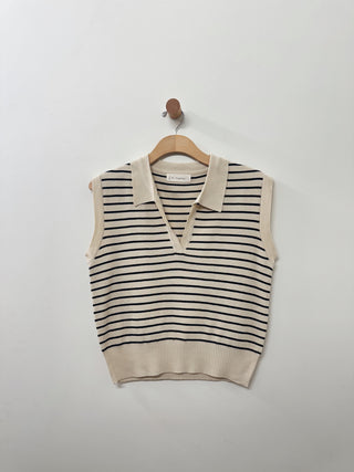 Stripe Knit Vest