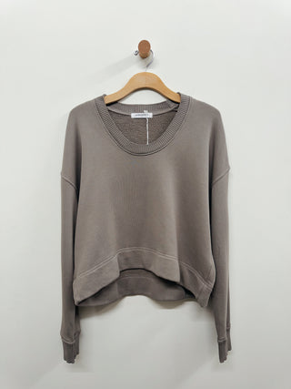 Janie Fleece U-Neck Sweatshirt