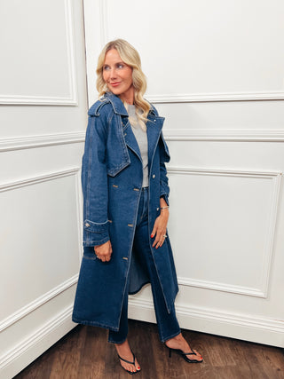 Denim Trench