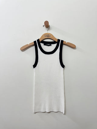 Lisboa Contrast Knit Tank