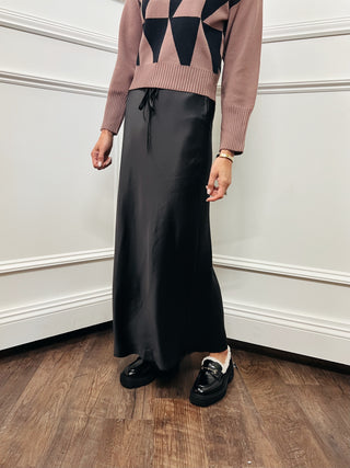 Satin Maxi Skirt