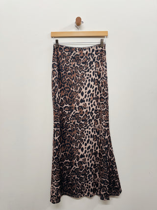 Leopard Midi Skirt