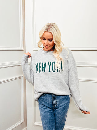 New York Graphic Sweater