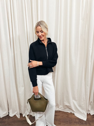 Miu Ottoman Half Zip