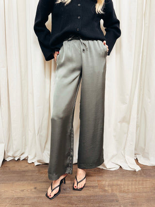 The Satin Drawstring Pants