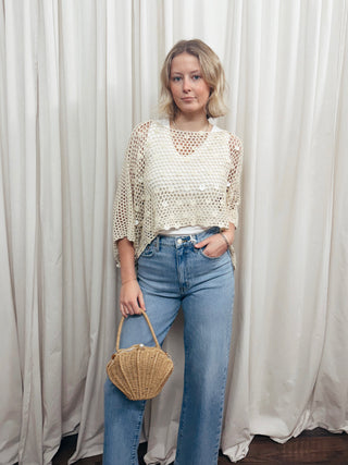 The Crochet Poncho - Olive Street