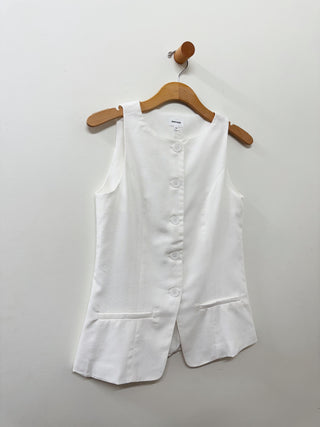 Long Linen Vest