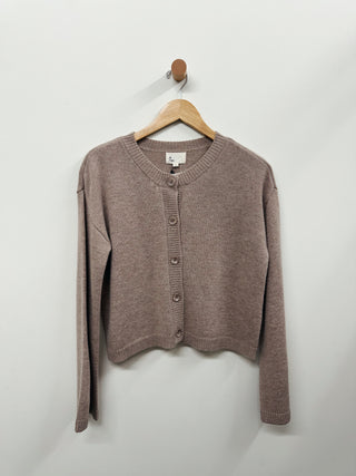 Cashmere Button Cardigan