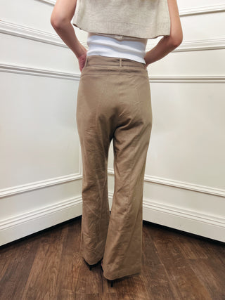 Linen Belted Trouser