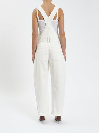 Canyon Barrel Leg Overall in Milkshake