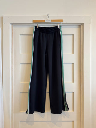 The Valencia Signature Soft Knit Side Stripe Pant - Olive Street