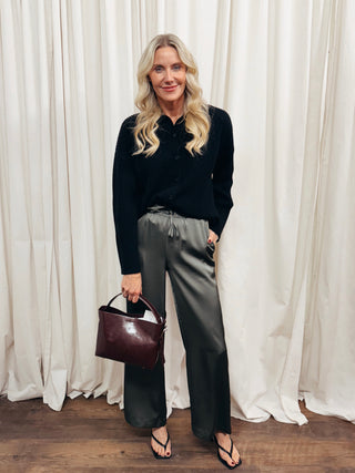 The Satin Drawstring Pants