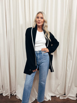 The Haring Contrast Cardigan