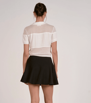 The Sheer Contrast Polo - Olive Street