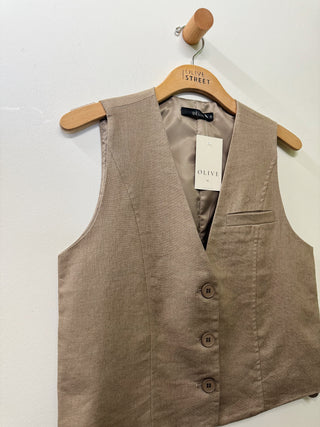 Linen Suiting Vest