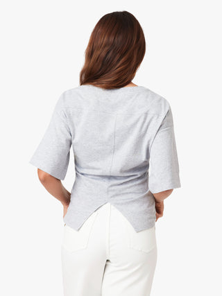 The Kai Top in Grey - Olive Street