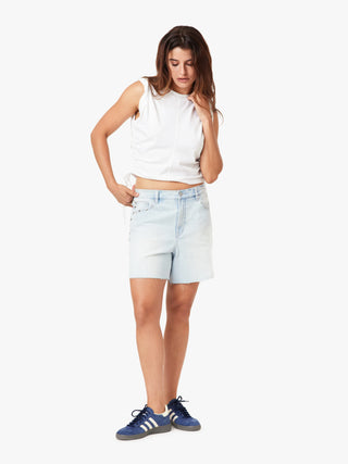 The Kenni Baggy Studded Short - Olive Street