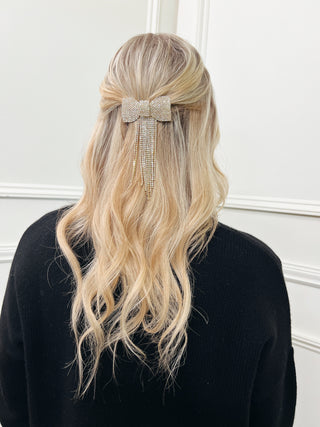 Crystal Bow Hair Clip