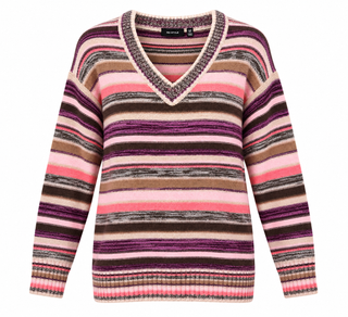 The Mixed Yarn Vneck Sweater