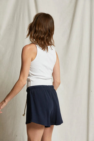 The French Terry Sweat Shorts in Navy - Olive Street