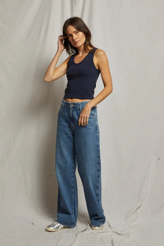 The Structured Rib Bra Friendly Tank - Olive Street