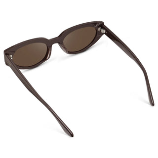 The Astra Anti-Reflective Cat-Eye Sunglasses in Mocha - Olive Street