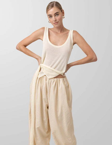 The Alvynne Drape Tissue Tank
