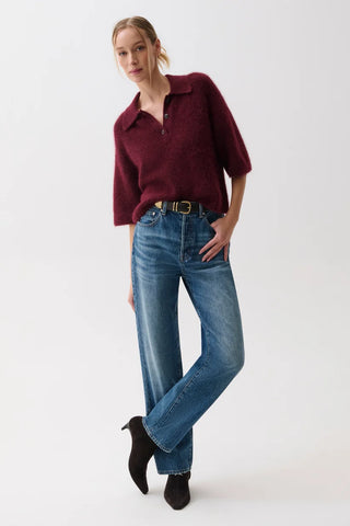 The Cassie Super High Rise Straight Jean in Legend