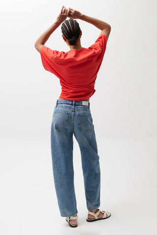 The Wes High Rise Barrel in Spectacle - Olive Street