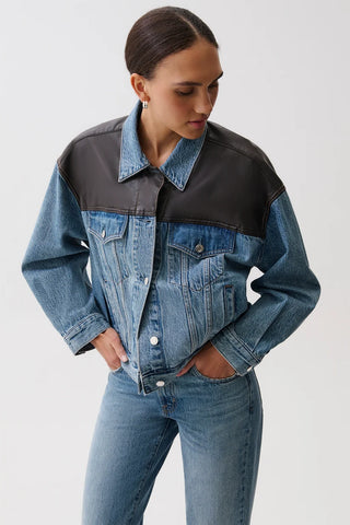 The Harley Trucker Jacket in Metropolis