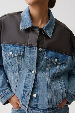 The Harley Trucker Jacket in Metropolis