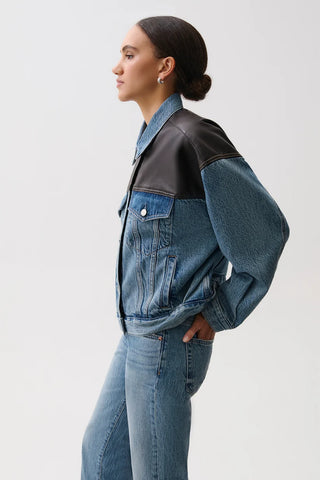 The Harley Trucker Jacket in Metropolis