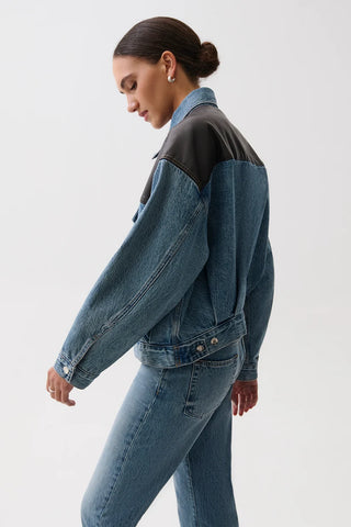 The Harley Trucker Jacket in Metropolis