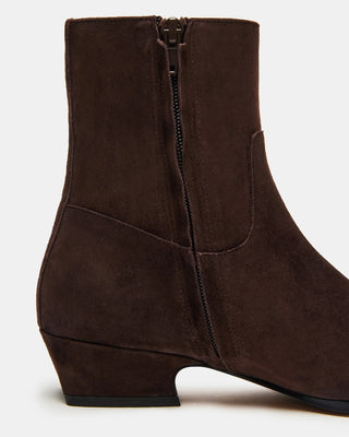 Steve Madden Dusty Brown Suede Bootie