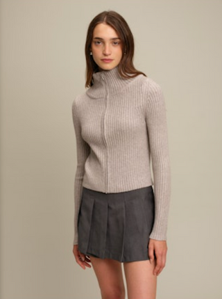 Matt Zip Up Cardigan