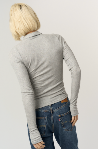 Olive Longsleeve Rib Turtleneck