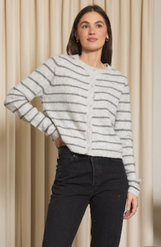 The Silverton Super Soft Striped Cardigan
