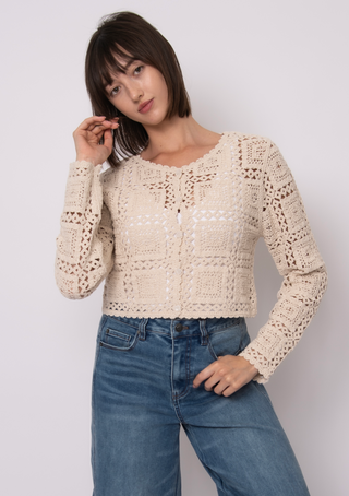 The Laurel Long Sleeve Cardigan - Olive Street