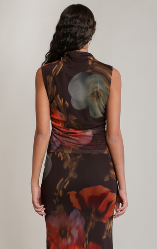 The Sheer Floral Top