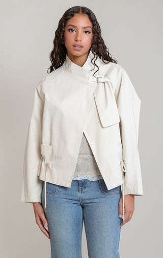 The Buckle Funnel Neck Jacket