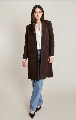 The Suede Blazer Coat
