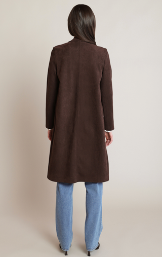 The Suede Blazer Coat